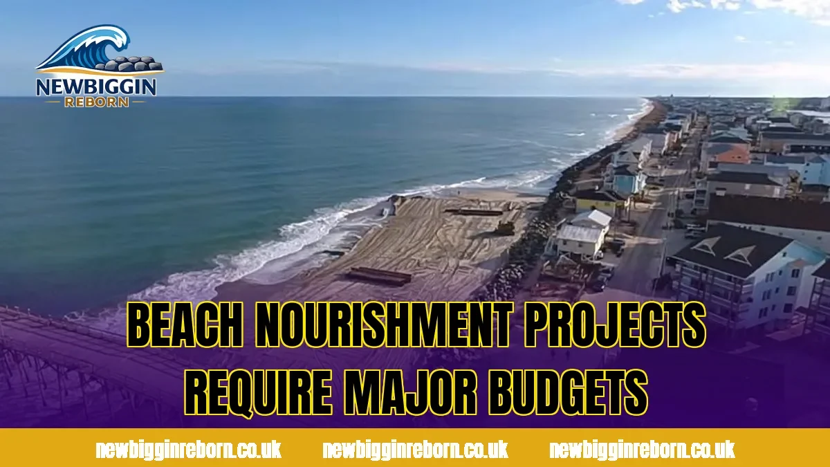 Beach nourishment projects require major budgets